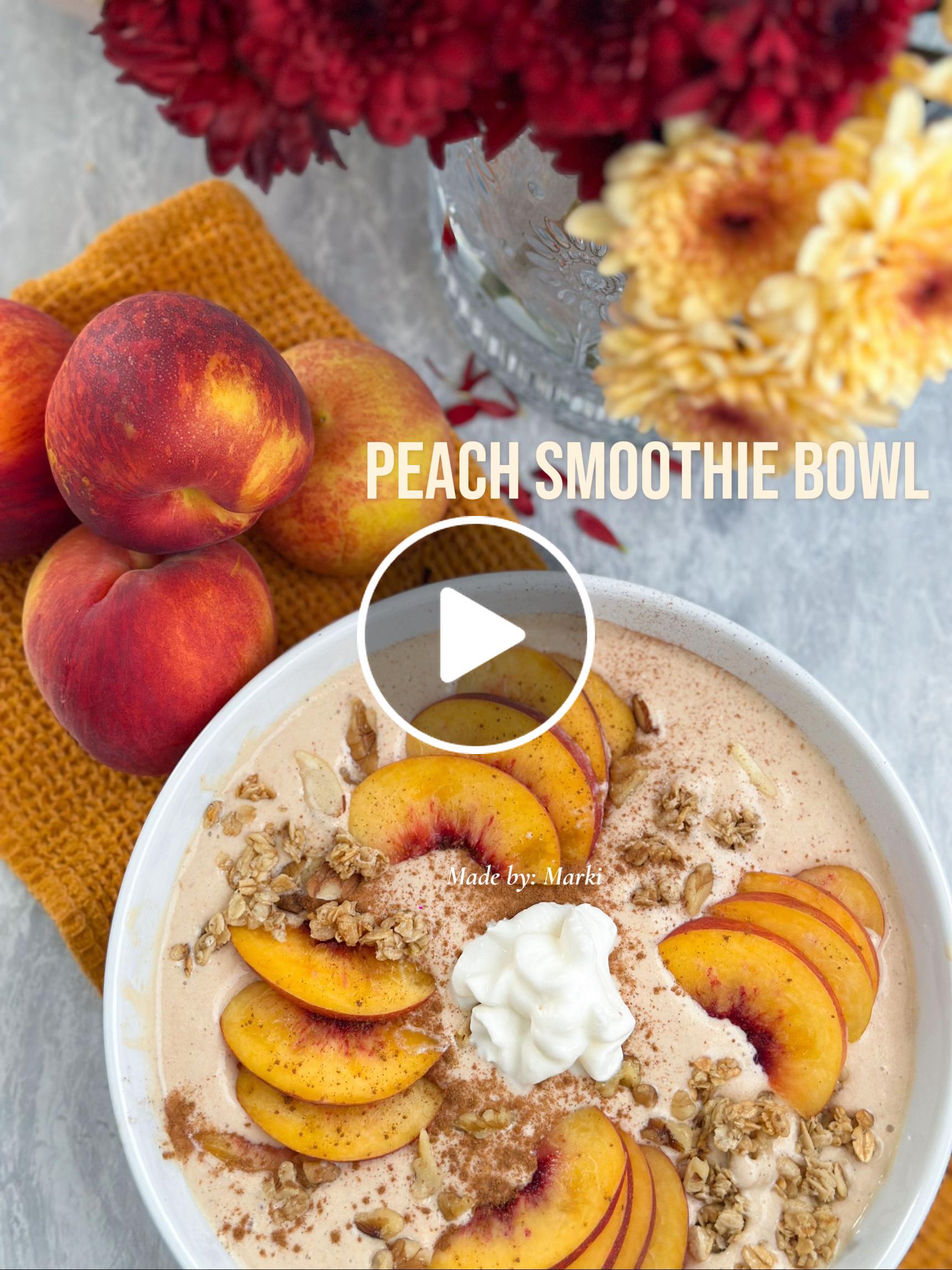 Refreshing Citrus Peach Smoothie Bowl: Your Summer Go-To Recipe